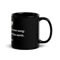 Black Glossy Verse Mug